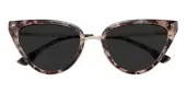 Cat Eye Sunglasses, Full Frame Petal Tortoise TR90|Metal - SUP1598