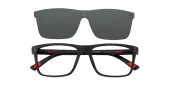 Rectangle Eyeglasses, Full Frame Mblack TR90 - FP2945