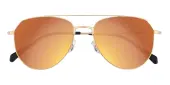 Aviator Sunglasses, Full Frame Golden Titanium - SUP1671