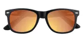 Oval Sunglasses, Full Frame Black TR90 - SUP1681