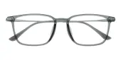 Rectangle Eyeglasses, Full Frame Gray TR90|Titanium - FP2879