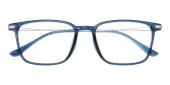 Rectangle Eyeglasses, Full Frame Blue TR90|Titanium - FP2880