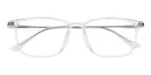 Rectangle Eyeglasses, Full Frame Crystal TR90|Titanium - FP2881