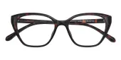Cat Eye Eyeglasses, Full Frame Tortoise TR90 - FP2952