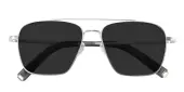Aviator Sunglasses, Full Frame Silver Metal - SUP1636