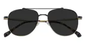 Aviator Sunglasses, Full Frame Black Titanium - SUP1652
