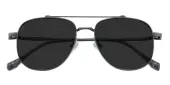 Aviator Sunglasses, Full Frame Gunmetal Titanium - SUP1654