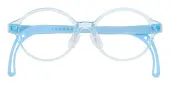 Round Eyeglasses, Full Frame Crystal TR90|Silica-gel - FP2971