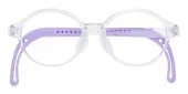 Round Eyeglasses, Full Frame Crystal TR90|Silica-gel - FP2972