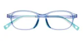 Oval Eyeglasses, Full Frame Blue TR90 - FP2974