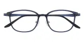 Oval Eyeglasses, Full Frame Blue Ultem - FP2977