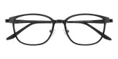 Oval Eyeglasses, Full Frame Black Ultem - FP2979