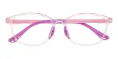 Oval Eyeglasses, Full Frame Pink TR90 - FP2993