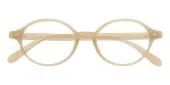 Oval Eyeglasses, Full Frame Cream TR90 - FP3000