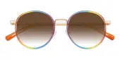 Round Sunglasses, Full Frame Rainbow Metal|TR90 - SUP1736