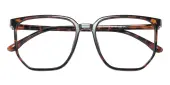 Polygon Eyeglasses, Full Frame Tortoise TR90 - FP2964