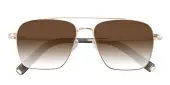 Aviator Sunglasses, Full Frame Golden Metal - SUP1703