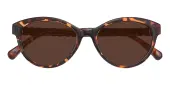 Cat Eye|Oval Sunglasses, Full Frame Tortoise TR90 - SUP1708