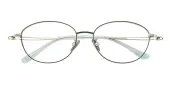 Oval Eyeglasses, Full Frame Green Titanium - FT0727