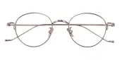Oval Eyeglasses, Full Frame Brown Titanium - FT0734