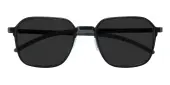 Polygon Sunglasses, Full Frame Black Plastic - SUP1741