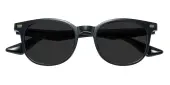 Oval Sunglasses, Full Frame Black TR90 - SUP1753