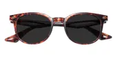 Oval Sunglasses, Full Frame Tortoise TR90 - SUP1756