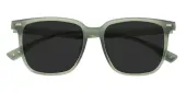 Square Sunglasses, Full Frame Green TR90 - SUP1762