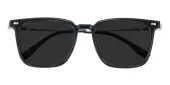 Square Sunglasses, Full Frame Black Titanium|TR90 - SUP1767