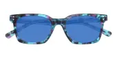 Rectangle Sunglasses, Full Frame Multicolor Plastic - SUP1778