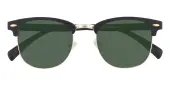 Browline|Oval Sunglasses, Full Frame Black TR90|Metal - SUP1782