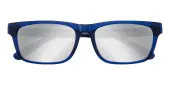 Rectangle Sunglasses, Full Frame Blue Plastic - SUP1787
