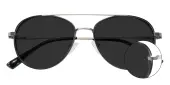 Aviator Sunglasses, Full Frame Black Metal - SUP1749