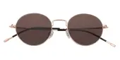 Polygon Sunglasses, Full Frame Rose Gold Metal - SUP1789
