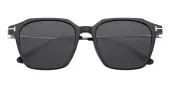 Polygon Sunglasses, Full Frame Black TR90|Metal - SUP1802