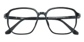 Square Eyeglasses, Full Frame Black TR90 - FP3009