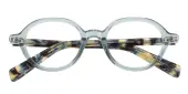 Oval Eyeglasses, Full Frame Gray Plastic - FZ2174