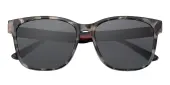 Square Sunglasses, Full Frame Petal Tortoise TR90 - SUP1806