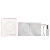 Skin MedicaRadiance Infusion Ultra Hydrating Ritual Set: HA Rejuvenating Hydrator 28.4g + Ultra Hydrating Sheet Mask 2pcs + Rose Quartz Roller 4pcs