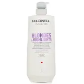 GoldwellDual Senses Blondes & Highlights Anti-Yellow Conditioner (Luminosity For Blonde Hair) 1000ml/33.8oz