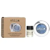 StilaMagnificent Metals Foil Finish Eye Shadow With Mini Stay All Day Liquid Eye Primer - Metallic Cobalt 2pcs