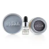 StilaMagnificent Metals Foil Finish Eye Shadow With Mini Stay All Day Liquid Eye Primer - Metallic Lavender 2pcs