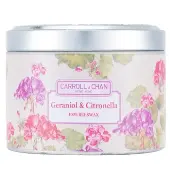 Carroll & Chan100% Beeswax Tin Candle - Geraniol & Citronella (8x6) cm