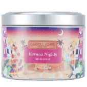 Carroll & Chan100% Beeswax Tin Candle - Havana Nights (8x6) cm