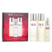 SK IIPitera Deluxe Hydrating  3-Pieces Set: Facial Treatment Essence 230ml + Facial Lift Emulsion 100g + Facial Treatment Clear Lotion 230ml 3pcs