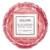 VoluspaMacaron Candle - Blackberry Rose Oud 51g/1.8oz