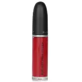 MACRetro Matte Liquid Lipcolour - # 104 Fashion Legacy (Intense Fire Truck Red) (Matte) 5ml/0.17oz