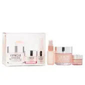 CliniqueMoisture Surge Set: Moisture Surge 100H 125ml+ All About Eyes 15ml+ Moisture Surge Face Spray Thirsty Skin Relief 30ml 3pcs
