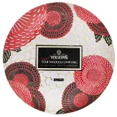 Voluspa3 Wick Decorative Tin Candle - Spiced Goji Tarocco Orange 340g/12oz