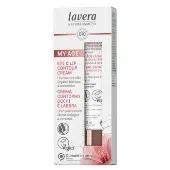 LaveraMy Age Eye & Lip Contour Cream With Organic Hibiscus & Ceramides - For Mature Skin 15ml/0.5oz